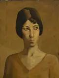 Portrait of Lora Marx by Patrick Millard, Oil on canvas, sold Dec 2024