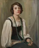 Portrait of Mrs Anson by Mary Jocelyn Rowe, Oil on canvas, sold Dec 2024