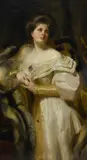 Portrait of Maude by Frank O. Salisbury, Oil on canvas, sold Dec 2024