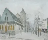 View of Saint-Nicolas by Alphonse Quizet, Oil on canvas, sold Dec 2024