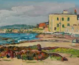 Largo Bay Signed L by George Leslie Hunter, Oil on board, sold Dec 2024