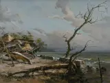 After the storm Signed and dated G by Gabriel Custodio, Oil on canvas, offered Dec 2024