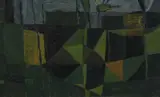 Landscape Indistinctly by Alan Reynolds, Oil on board, offered Dec 2024