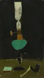 La Lampe à Pétrole Signed and dated PH by Philippe Bonnet, Oil on canvas, sold Dec 2024