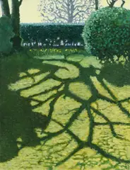 Daffodils Signed with initials EG/21 by Ed Gilbert, Oil on canvasboard, sold Dec 2024