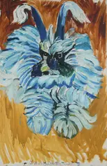 Angora rabbit Signed and indistinctly inscribed John Bratby/The *** by John Bratby, Oil on canvas, offered Dec 2024