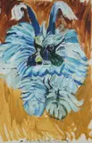 Angora rabbit Signed and indistinctly inscribed John Bratby/The *** by John Bratby, Oil on canvas, offered Dec 2024