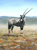 Gemsbok Signed and dated PIP McGARRY/1998 Oil by Pip McGarry, Oil on canvas, sold Dec 2024