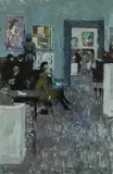 The Young Contemporaries Signed with initials BD by Bernard Dunstan, Oil on board, sold Dec 2024