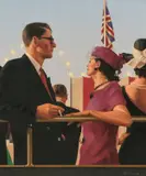 Party People Signed VETTRIANO by Jack Vettriano, Oil on canvas, sold Dec 2024