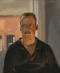 Interior Portrait Oil by Oisin Roche, Oil on canvas, offered Dec 2024