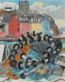 Tobermory Signed with monogram and dated 08 by Sophie Macpherson, Oil on canvas, sold Dec 2024