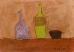 The Lime Green Bottle Signed and dated Humphreys 86 by Ian Humphreys, Oil on canvas, offered Dec 2024