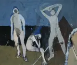 1954 or 1956 13 by Keith Vaughan, Gouache and pencil, sold Dec 2024