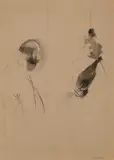 Study of a gentleman and lady in an interior Signed Forain by Jean-Louis Forain, Pen and black ink with wash, offered Dec 2024
