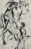 Shaggy Goat Signed and dated Craxton 46 by John Craxton, Pen and black ink, sold Dec 2024