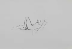 Thigh Pencil 27 by Euan Uglow, Pencil, sold Dec 2024