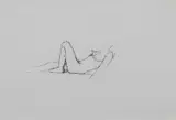 Thigh Pencil 27 by Euan Uglow, Pencil, sold Dec 2024