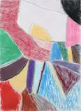 Abstract Signed and dated Gillian/Ayres 86 by Gillian Ayres, Pastel, offered Dec 2024
