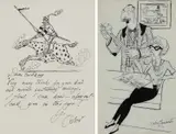 A defensive weapon by Osbert Lancaster, ink, sold Dec 2024