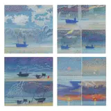 Summer Day Evening Four by John Titchell, pastel, sold Dec 2024