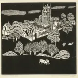Chipping Campden Signed by Arthur Gaskin, Wood engraving, sold Dec 2024