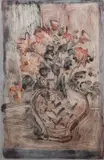 Still life with flowers in a vase Signed J Bornfriend by Jacob Bornfriend, Lithograph, offered Dec 2024