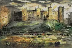 Framlingham Castle by John Piper Ch, Screenprint, sold Dec 2024