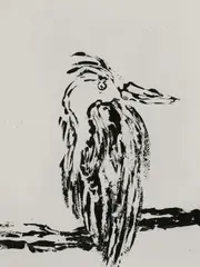 Heron Signed dated and inscribed A/P Hambling '93 by Maggi Hambling, Aquatint and sugarlift, an artist's proof aside from the edition of, sold Dec 2024