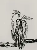 Heron Signed dated and inscribed A/P Hambling '93 by Maggi Hambling, Aquatint and sugarlift, an artist's proof aside from the edition of, sold Dec 2024