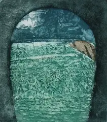 Horton in Ribblesdale Signed and numbered 1/1 Fred Cuming by Frederick Cuming, Etching and aquatint, sold Dec 2024