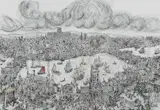 On the Road to Damascus Signed by Chris Orr, Engraving with hand colouring, a proof in addition to the edition of, sold Dec 2024