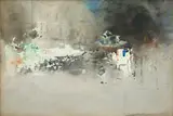 Street in Paris (1889) by Arsa Rsw Ars Arthur Melville, watercolour, sold Apr 2014
