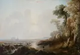 Tantallon Castle by Reverend John Thomson of Duddingston Hrs, oil on canvas, sold Apr 2014