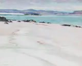 IONA (white sands looking East) by Rsa Rsw Francis Campbell Boileau Cadell, oil on panel, sold Apr 2014