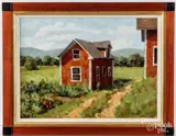 Untitled by Joan Griswold, oil on artist board, sold Feb 2026