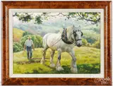 of horse by Rosemary Sarah Welch, oil on canvas, sold Feb 2026
