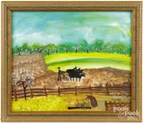 landscape by Barbara Strawser, watercolor, sold Feb 2026