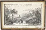 study by Jasper Francis Cropsey, pen and ink, sold Jan 2026