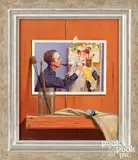Homage to Norman Rockwell (The Soda Jerk) by John Yerger, oil on board, sold Jan 2026