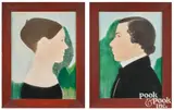 profile portraits of a young man and woman by Ruth Henshaw Bascom, pastel, sold Jan 2026