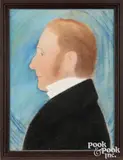 profile portrait of a gentleman by Ruth Henshaw Bascom, pastel, sold Jan 2026