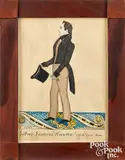 portrait of Gilbert Gustavus Knowlton by Joseph H. Davis, ink and watercolor, sold Jan 2026