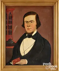 portrait of a gentleman by William Matthew Prior, oil on canvas, sold Jan 2026