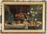 still life by George Flavelle, oil on canvas, sold Dec 2025