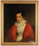 portrait of a woman by Nathaniel Jocelyn, oil on canvas, sold Oct 2025
