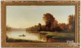 river landscape by Wesley Webber, oil on canvas, sold Oct 2025