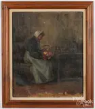 Normandy Kitchen by Lee Lufkin Kaula, oil on canvas, sold Oct 2025