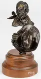 of a cowboy by James Turner, bronze, sold Oct 2025