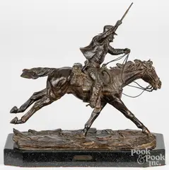 Marshall III by Harry Jackson, 1979, bronze, sold Oct 2025